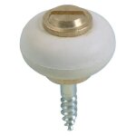 Butoir laiton  bourrelet caoutchouc avec vis fixe  30 ht 38 en sachet de 5 pices