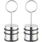 Butoir de porte avec poigne, lot 2, bloc massif d?entre, protection en caoutchouc, fentres et portails, ...