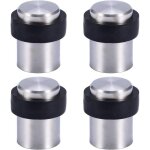 Butoir de porte de sol 4. 5 cm en acier inox arr�t de porte but�e bloque porte (lot de 4)