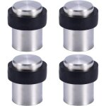 Butoir de porte de sol 4. 5 cm en acier inox arr�t de porte but�e bloque porte (lot de 4)