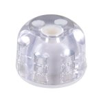 Rei - butoir de porte sol / mur - matriau : abs - dcor : transparent - hauteur : 22 mm - diamtre : ...
