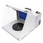 Wiltec - cabine d'aspiration pour arographie airbrush 12 v ? 52 db ? 4 m / mn ? avec clairage rglable ...