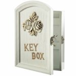 Cabinette casquette porte - clés mur 6 gants porte - clés et avant bois de rose Cabinette casquette porte - clés mur 6 gants porte - clés et avant bois de rose