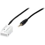 Cable adaptateur aux jack compatible avec bmw 5 7 x5 z3 z4 mini cooper changeur cd usine