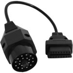 C�ble adaptateur obd m�le 20 broches rond vers obd2 femelle 16 broches connecteur, connector pour scanner ...