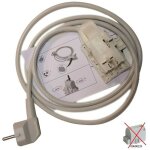 Cable de raccordement avec bornier pour lave - vaisselle bosch l1750mm 00483581