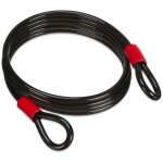 Relaxdays - c�ble antivol, 5 m�tres, en acier, � boucles, � 12 mm, pour v�lo, moto, meubles de jardin, ...