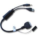 Cble audio voiture compatible avec apple ipod 10gb, 15gb, 20gb, 30gb, 40gb, 60gb, classic, nano, photo, ...