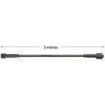 Cble  connexion rapide rgb 4 pins 1 m  3 m rgb - multicolore - 3m