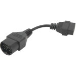 C�ble de diagnostic de scanner odb2, adaptateur de connecteur 17 broches � 16 broches de remplacement ...
