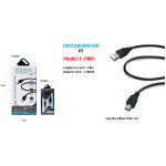 C�ble de donn�es de charge usb vers mini usb / v3 1, 5 mt 2100 mah pour mp3 mp4 ps maxtech f - v001