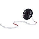 Cble lectrique tress en tissu effet soie couleur rouge