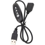 C�ble d'extension thermostat usb 5v m�le / femelle avec gaine pvc souple et contr�le de temp�rature