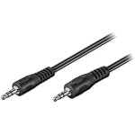 Goobay 50430 c�ble audio 5m 3. 5mm noir - c�bles audio (3. 5mm, m�le, 3. 5mm, m�le, 5m, noir)