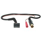 Cable lead compatible avec autoradio kenwood et interface commande au volant - noir