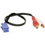 Cable aux - mini iso bleu 2xrca entree aux ar blaupunkt grundig becker