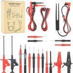 Cable multimetre durficst 21 in 1 cordon multimetre, avec sonde multim�tre rempla�able, pince crocodile, ...