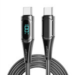 C�ble pd 100w usb type - c pour recharge rapide, cordon de chargeur pour t�l�phone xiaomi poco3 samsung ...