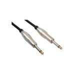 Hq power - cble pour guitare - jack 6. 35 mm vers jack 6. 35 mm - 5 m - jack mtallique