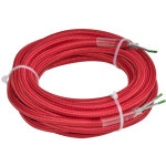 Cble raccordement pour lampes textile power pendule extension cble 2 fils rouge nordlux 73059902