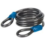 Silverline ? c�ble de s�curit� en acier 2, 5 m x 8 mm ? usage intensif ext�rieur ? r�sistant aux intemp�ries ...