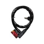 Master lock - cable de securite antivol tresse pour 2 roues moto scooter velo 120 cm noir Master lock - cable de securite antivol tresse pour 2 roues moto scooter velo 120 cm noir