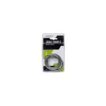 C�ble universel souple 19 fils � embout tonneau. l totale: 2500mm, �: ext: 2, 5mm. (sous coque).