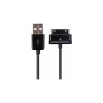 Cable usb 2 0 vers connecteur à 30 broches pour samsung® galaxy tab - noir - 1 m Cable usb 2 0 vers connecteur à 30 broches pour samsung® galaxy tab - noir - 1 m