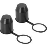 Cache boule attelage prot�ge, 2 pcs capuchon pour attelage de remorque, antipoussi�re et �tanche, pour ...