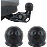 Cache boule attelage, cache boule attelage voiture, 2 pi�ces barre de remorquage boule attelage, capuchon ...