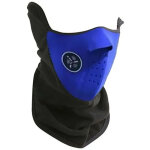 Cache - cou respirant et confortable pour �quitation et plein air, �charpe de protection solaire bleue ...