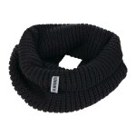 Cache - cou tricot universel noir 100 % polyacrylique