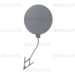Cache - crochet de remorquage sur pare - choc arri�re � peindre audi a6 4 (4g2 - c7 - 4gc) phase 1 2011 ...