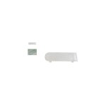 Cache de lampe compatible avec bauknecht 481946279986 pour hotte aspirante.