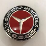 Cache - moyeu 75mm compatible mercedes - benz toutes s�ries ? capuchon centre de jante voiture, accessoire ...