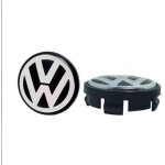 Cache - moyeu de roue 56mm pour volkswagen golf, passat, polo, jetta, bora, santana ? centre de jante ...