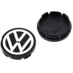 Cache - moyeu de roue 56mm pour volkswagen golf, passat, polo, jetta, bora, santana ? centre de jante ...