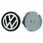 Cache - moyeu de roue 60mm pour volkswagen golf, passat, polo, jetta, bora, santana ? centre de jante ...