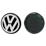 Cache - moyeu de roue 65mm pour volkswagen golf, passat, polo, jetta, bora, santana ? centre de jante ...