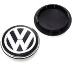 Cache - moyeu de roue 66mm pour volkswagen golf, passat, polo, jetta, bora, santana ? centre de jante ...