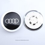 Cache - moyeu de roue compatible audi a6 c5, a4 b7, tt, a8 ? centre de jante, capuchon de moyeu pour ...