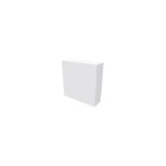 Atole - cache nourrice plomberie en acier blanc - largeur fixe - taille 1 : 450 x 450 x 150 mm