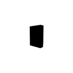 Cache nourrice plomberie atole en acier noir - largeur fixe - taille 4 : 650 x 450 x 150 mm
