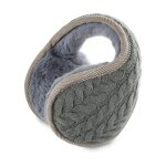 Cache oreille pliable fourreau d'oreille hiver chaud cache - oreilles en laine hommes femmes oreille ...
