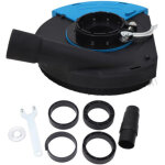 Cache - poussi�re pour meuleuse d'angle 7 pouces, universel, pour le meulage de surface, 180 mm, bleu ...