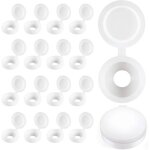 Cache - vis � charni�re en plastique plier les couvercles � vis laveuse flip tops blanc