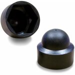 Ajile - cache vis crou de protection m6 clef de 10 mm - plastique noir