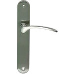 Cadap - ensemble de poign�e bec de cane sara laiton nickel� mat 001590 / 19bf