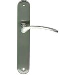 Cadap - ensemble de poign�e bec de cane sara laiton nickel� mat 001590 / 19bf