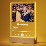 Cadeau saint valentin femme homme, spotify plaque personnalis� cadeau st valentin couple, lampe personnalis�e ...